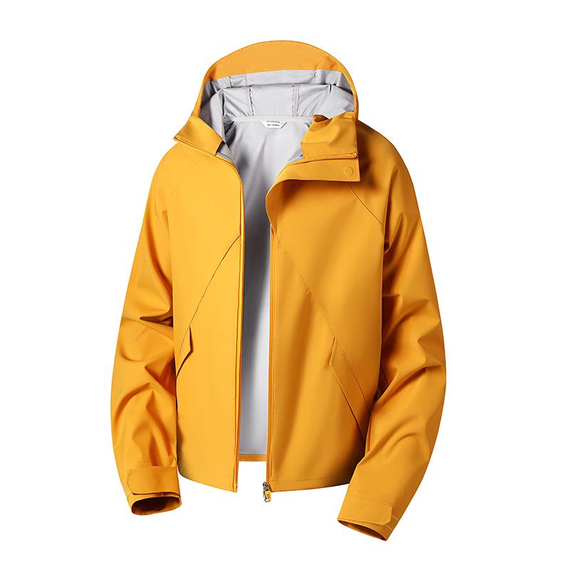 2026 Unisex Spring/Autumn Outdoor Hooded Shell Jacket - Waterproof, Men's & Women's Mountaineering Coat