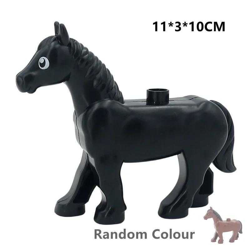 Big Size Building Blocks Forest Animals Lion Deer Panda Beast Enlightenment Toys Compatible Large Blocks Children Kids Gifts