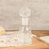 1Pc 50ml Whisky Glass Liquor Bottles With Screw Cap For Alcohol Carved Perfume Honey Jar Mini Container Wedding Handmade Gift