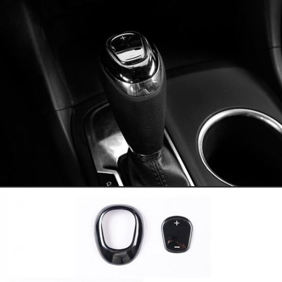 Black Steel Gear Shift Knob Shifter Lever Trim For 2018-2021 Chevrolet Equinox