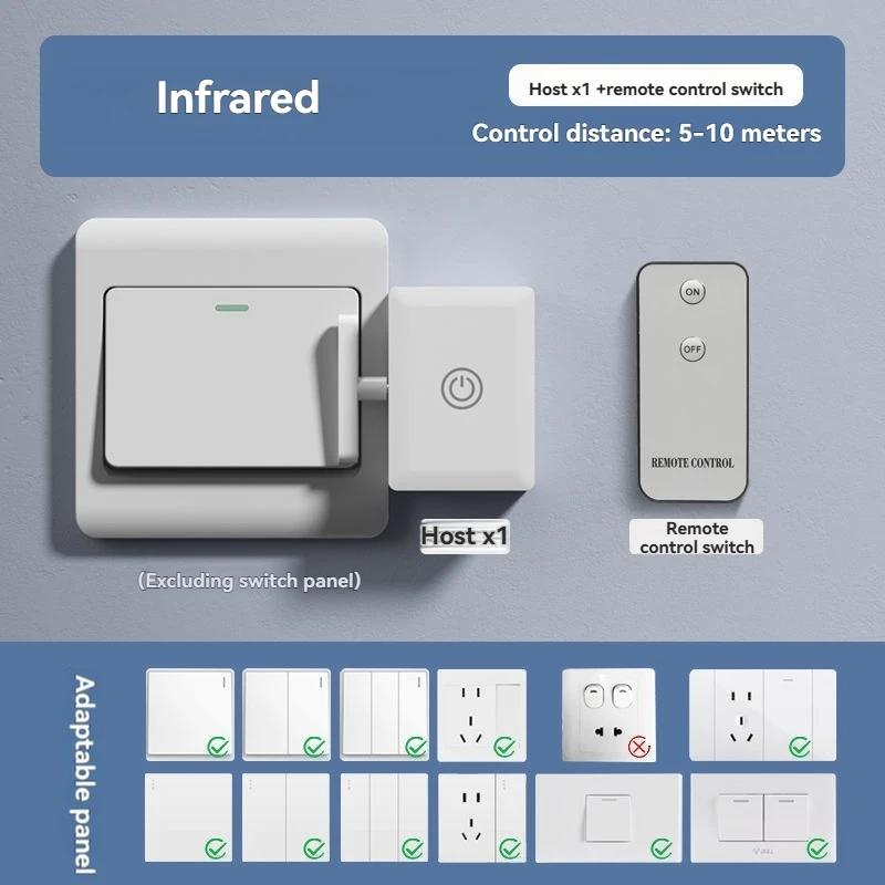 Wireless Remote Light Control Device Automatic Switch On/Off Button Pusher USB Rechargeable Lazy Remote Control Switch