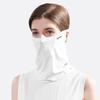 Ice Silk Sunscreen Mask Women Summer Anti-Uv Quick-Drying Face Cover Scarf Breathable Lady Neck Protection Hanging Ear Headband