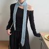 180cm Women's Knitted Scarf Soft Long Tie Scarf Casual Neck Warmer  Costume Accessories