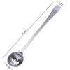 Stainless Steel Olive Strainer Spoon Long Handle Olive Scoop Jam Slotted Spoon with Drain Hole Pickle Spoons Canned Food