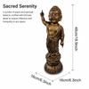 Buddha Statue Gift Resin Figurine for Table Centerpieces Hallway Living Room