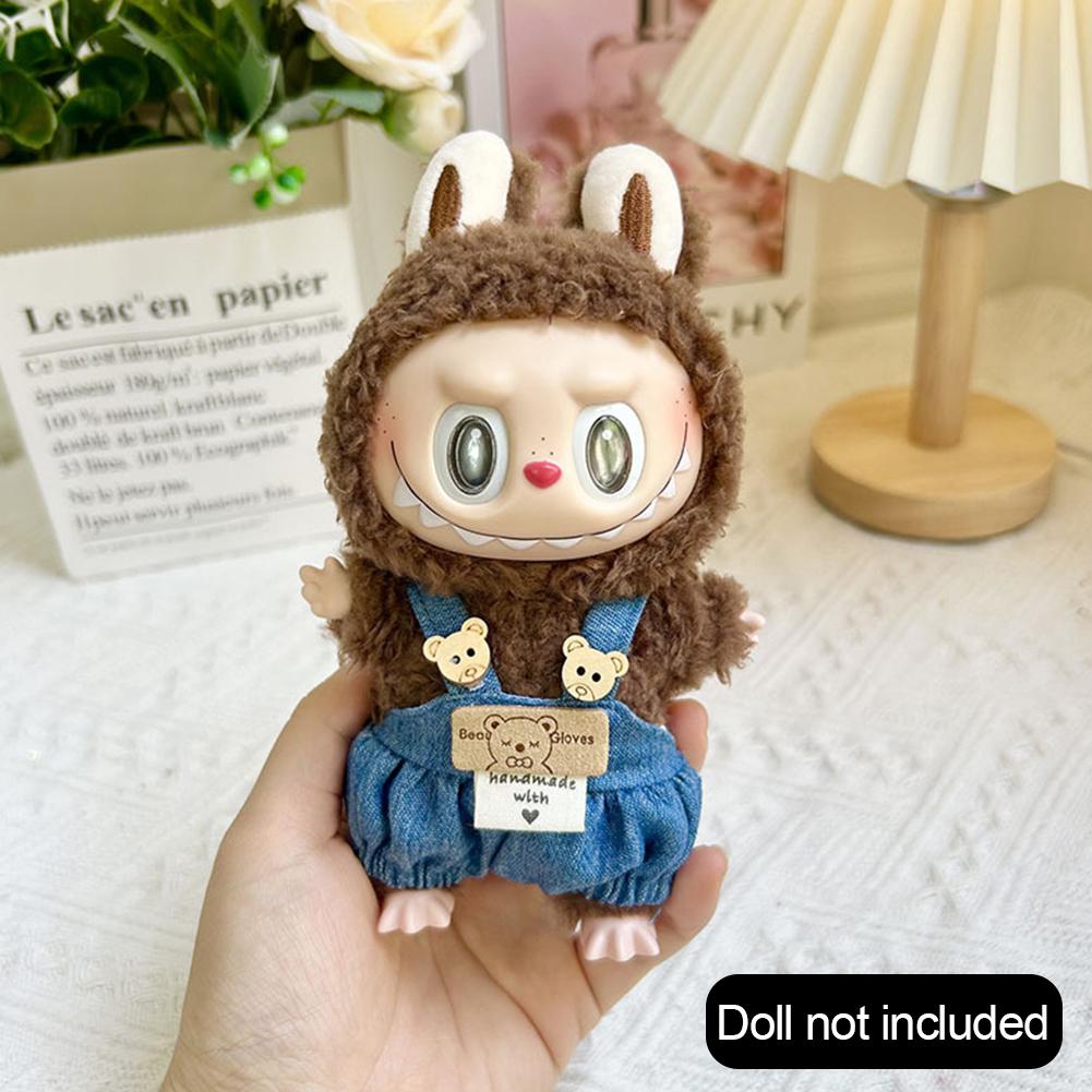 

Для 17 см Кукольная одежда Лабубу Модная одежда Толстовки Кукольная одежда Цветовые толстовки Кукольные аксессуары Милые украшения Маленькая одежда 06#