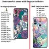 Cartoon Flower Phone Cover Case for Motorola Moto G50 G32 G51 G73 G22 Edge40 Edge 20 Pro 30 Lite G60s G52 G71 G53 G30