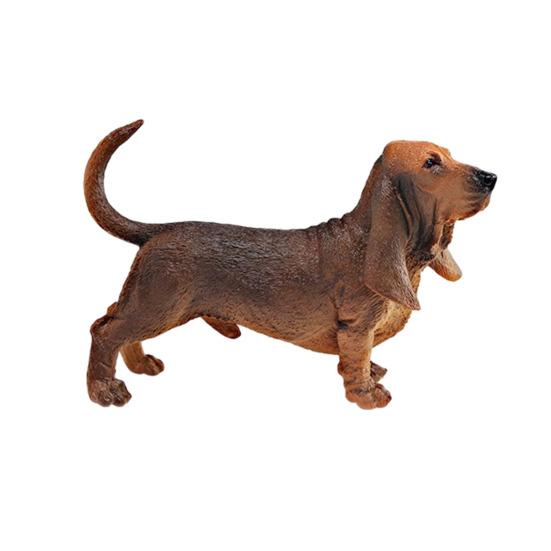 Simulated Dog Figurine PVC Puppy Model Miniature Animal Statue Sculpture Educational Toy Desktop Decoration Ornament Dog Lovers Gift