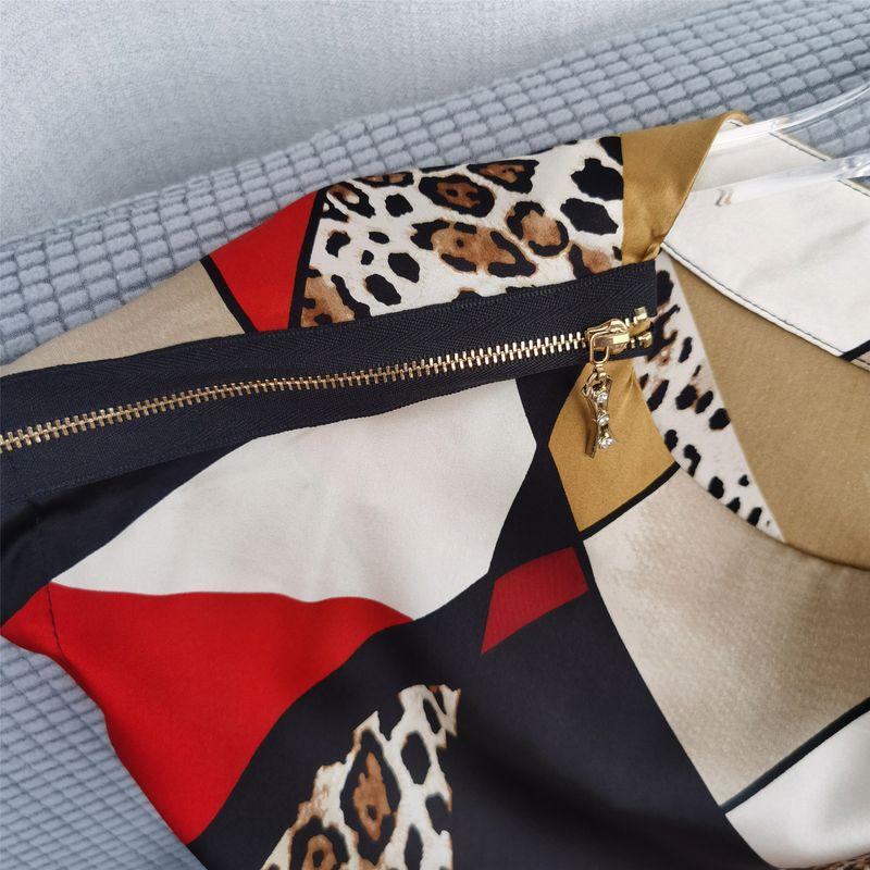 Women's Silk Shirt European and American Single Summer New Arrival Loose Version Mulberry Silk Crepe Satin Tops Fashion Mom Wear