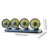 Car Cooling Air Fan Folding for Truck SUV Multipurpose Dashboard