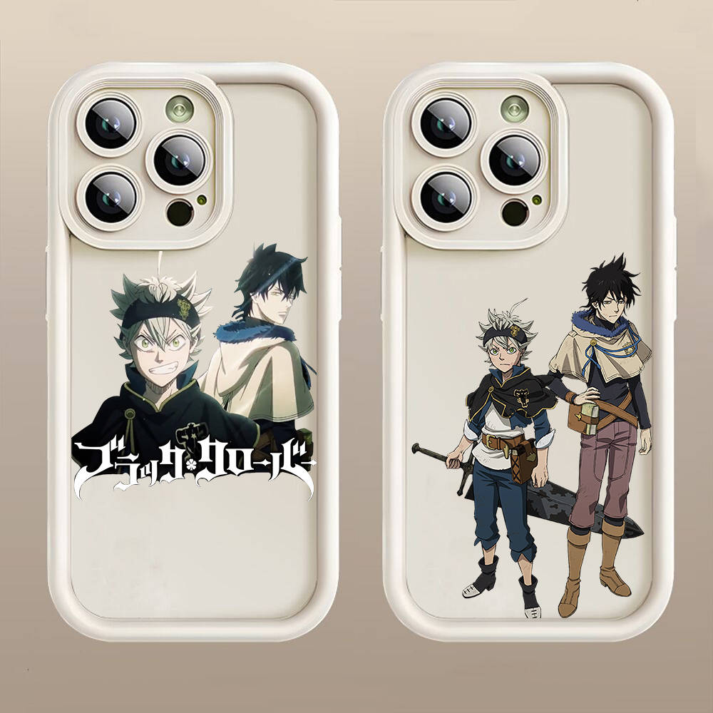 D-54 Black Clover  Case for iPhone 15 14 13 12 8 Plus Samsung S24 S23 Ultra A04S A05S Huawei P40 P50 P60 Nova 11 Pro Max OPPO A17K Reno 10