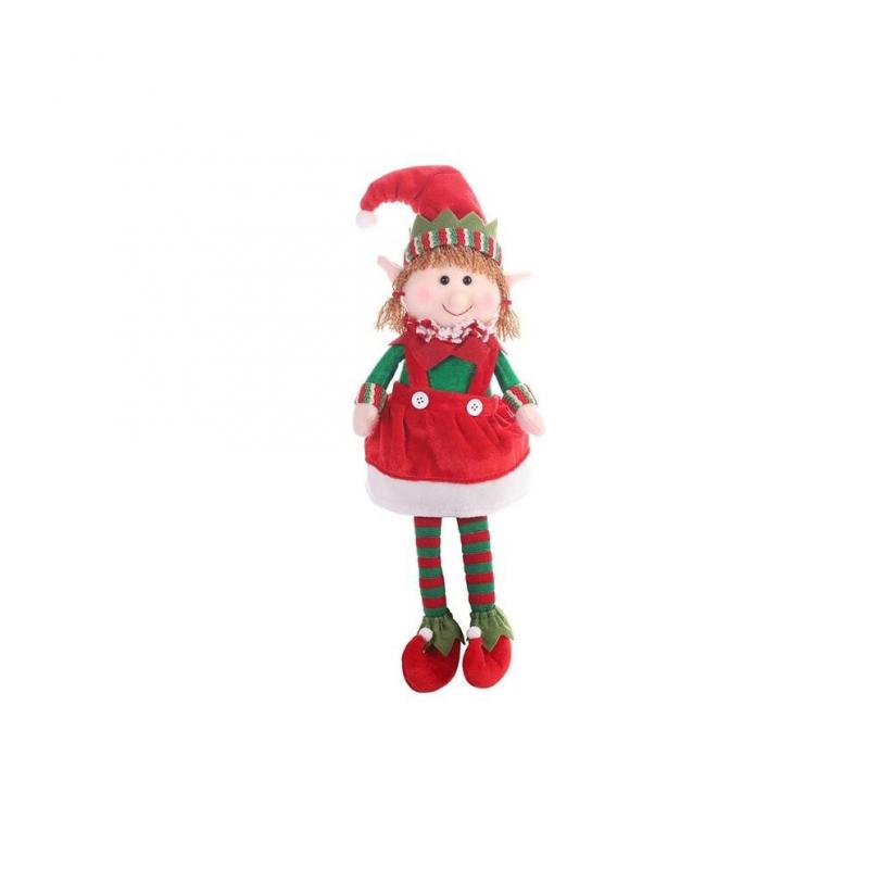 (Boy) 48Cm Cute Christmas Elf Soft Toy Decoration