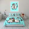 Elephant Kids Art Decor Set Soft Comfortable Duvet Cover Bedding Set Included 1*Duvet Cover & 2*Pillowcases, Gift