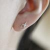 Asymmetric Cross Star Earrings, Retro Fashion High-End Women'S Earrings Accessories