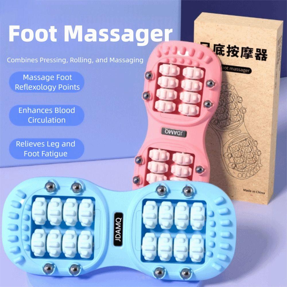 Trigger Point Reflexology Foot Massager Acupressure Foot Roller Massager  Relaxation