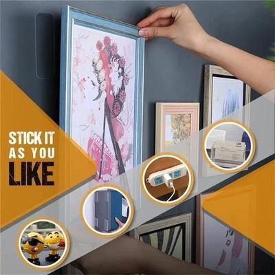 60 Pieces/box Multifunctional Removable Washable Tape Double Sided Reusable Suitable for Wall/wood/tile/plastic/metal Surfaces
