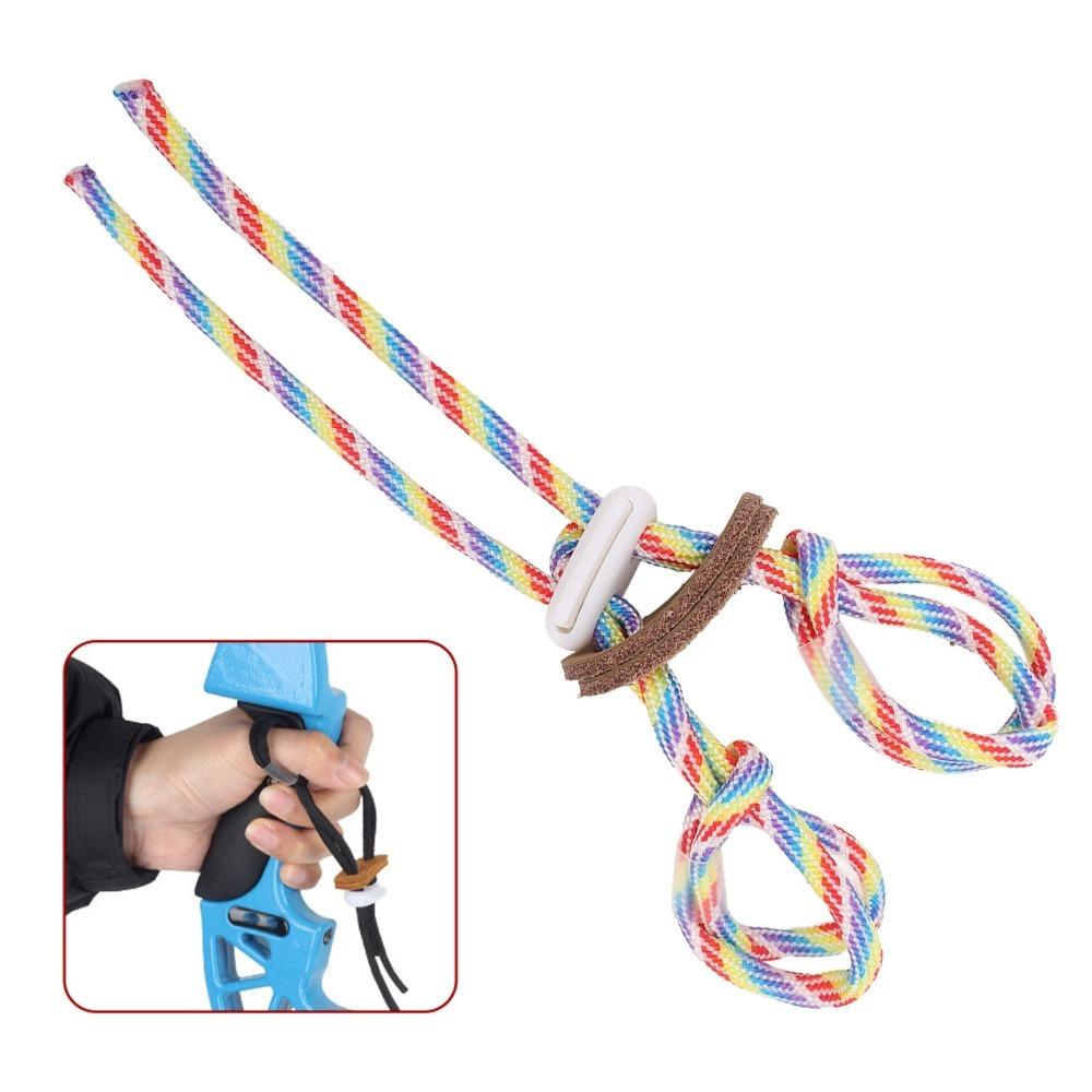 Improved Stability Archery Finger Sling Polyester Finger Sling  Bow Protection