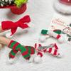 Christmas Pompon Bow Hair Clip - Festive Hair Accessory for Girls