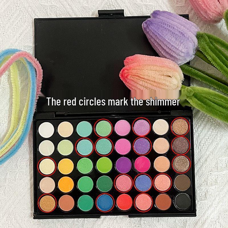 

40-Color Matte & Shimmer Twist Stick Palette - Non-Smudge Beginner COS Doll Makeup