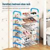 Slim Multi-Tier Shoe Rack for Entryway or Dorm