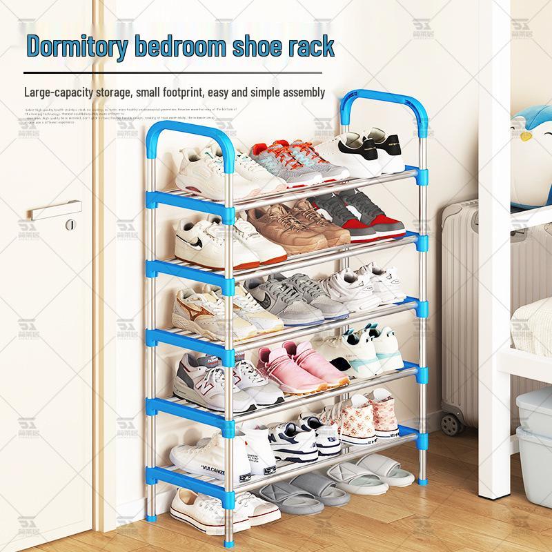 Slim Multi-Tier Shoe Rack for Entryway or Dorm
