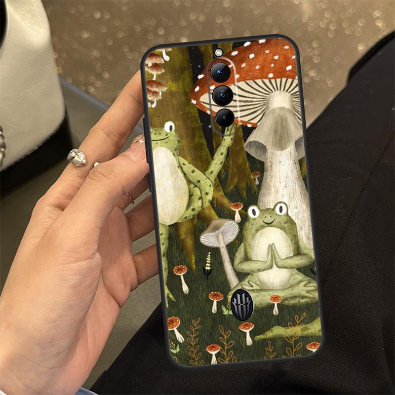 

Винтажный ретро-чехол с изображением лягушек-грибов для Nubia Red Magic 8 8S Pro Plus 6 7 8 Pro 6S 7S Pro 6R 5S 5G, мягкий защитный чехол Red Magic 7S Pro