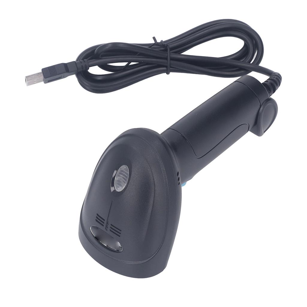 Kabelgebundener Barcode-Scanner Hohe Genauigkeit Schnelle Reaktion Intelligente Sprachausgabe QR-Code-Leser für Inventur Supermarkt Lager