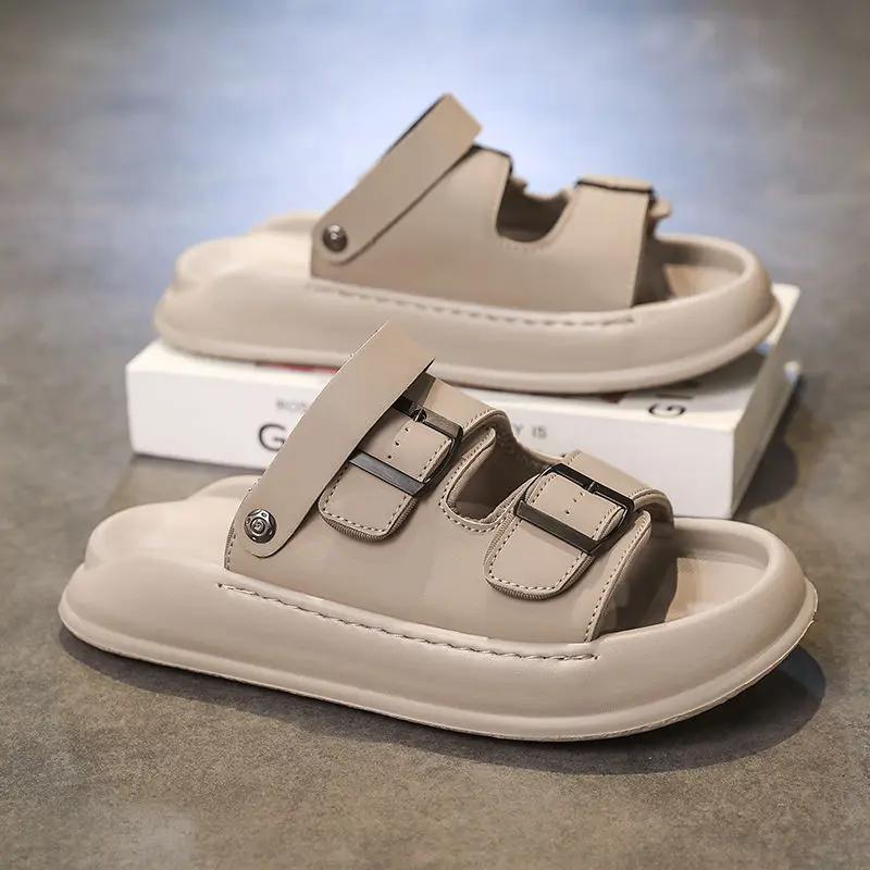 Fashion Anti-slip Male Shoe Beach With Platform Daily Use New Summer Low Price Descount Cheap Liquidation In Welcome Deal Men's Sandal
