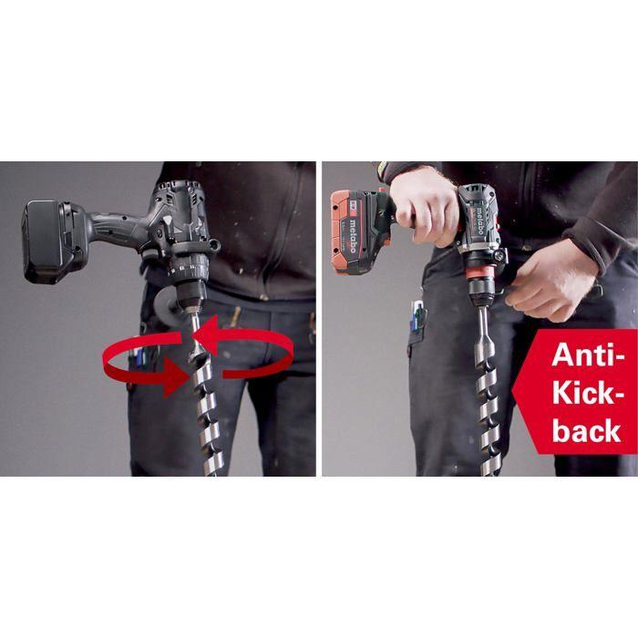 Perceuse-visseuse 18 v - metabo - bs 18 ltx bl i - mandrin automatique 13 mm - professionnelle - sans fil