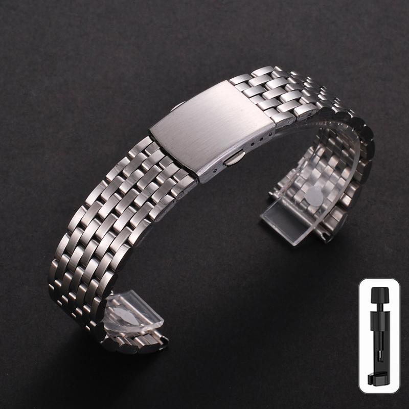 18mm 22mm 20mm Stainless Steel Strap for Samsung Galaxy Watch 3 45mm 46mm Active 2 S3 Band for Huawei GT2/3 Amazfit Bip Bracelet
