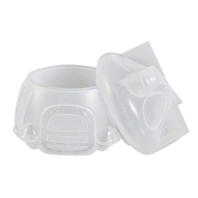 DIY Mushroom Jar Molds Sets for Resin Casting Household Three Dimensional Decoration Mushroom Storage Box