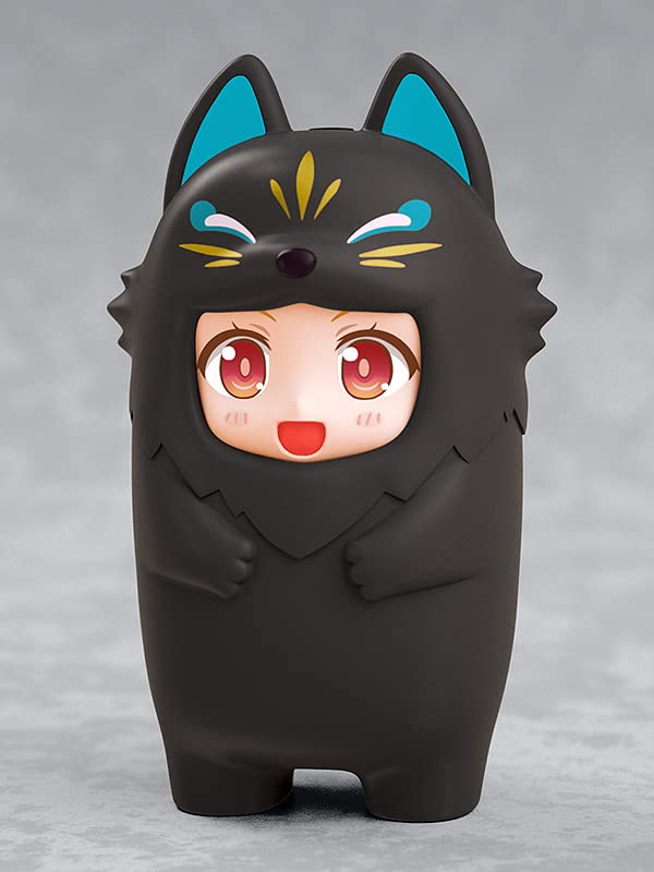 Nendoroid More Kigurumi Gesichtsteile Etui Kunststoff Bemalt Komplette Figur [Schwarzer Fuchs] Nicht-Maßstab