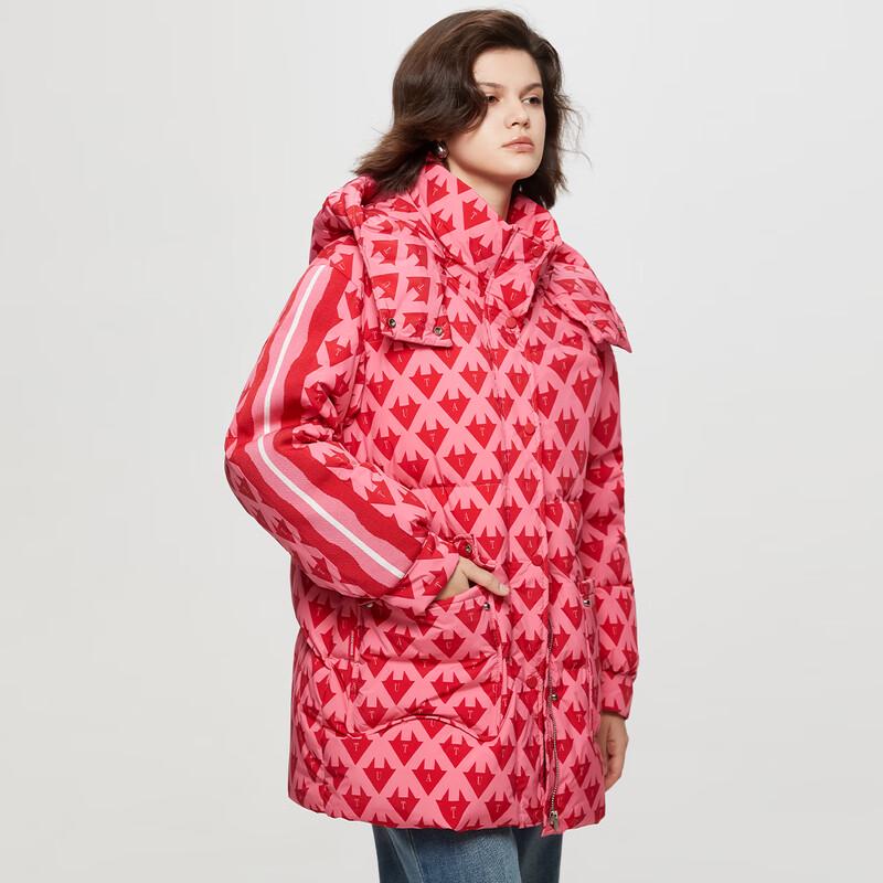 

Women s Mid-Length Hooded Down Jacket S