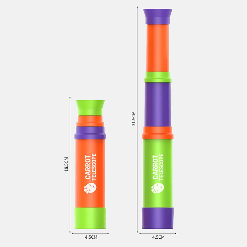Retractable Telescope Handheld Monocular Telescope Lightweight Children Telescope Outdoor Hiking Camping Telescope Kids Gifts