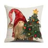 New Christmas Pillow Case Living Room Sofa Holiday Decoration Gnome Print Pillow Bedroom Bedside Pillow
