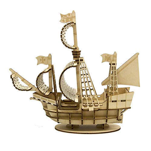 Wooden Art ki-gu-mi sailing ship