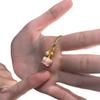 Cute light luxury purple rose neck chain temperament new niche design temperature change necklace for girlfriend collarbone chain