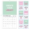 Fearless Girl Leader 2026 Wall Calendar - 12-Month 2026 Calendar, Jan. 2026 - Dec. 2026, 12" x 24" (Open), Wall Calendar 2026 with Motivational