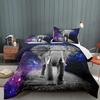 Queen Size Wild Animal Theme Twin Bedding Set Elephant Duvet Cover Set For Kids Teens Boys Comfortable Double King Quilt Cover