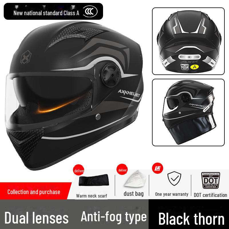 

Универсальный мотоциклетный шлем с сертификатом 3C/DOT для мужчин и женщин, теплый зимний полный шлем для всех сезонов.