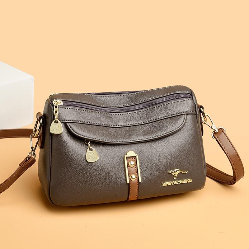 New High Quality Leather Shoulder Messenger Sac Fashion Brand Croosbody Bags Women Bags Luxury Designer Purses Shoulder Bags Sac