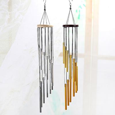 Indoor Outdoor Wind Chime Bell With 12 Aluminum Tubes For Garden Patio Terrace Balcony Decor