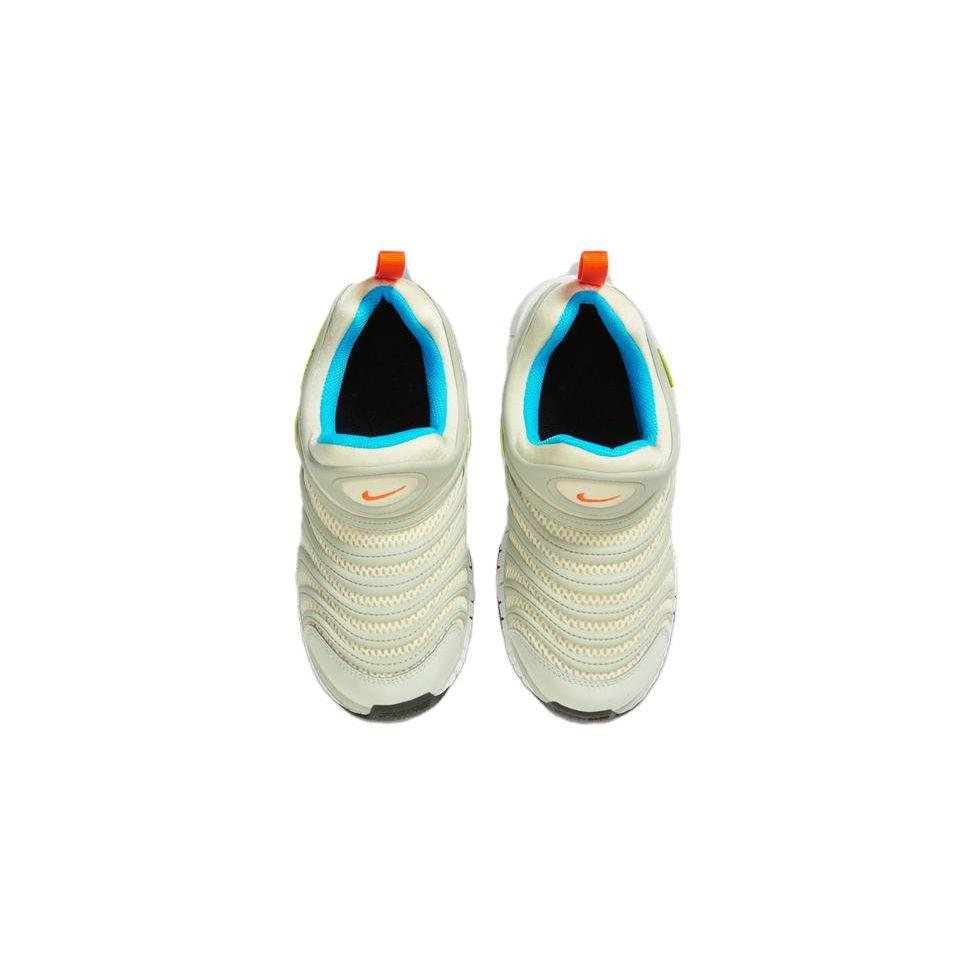 Nike Dynamo Free PS Comfortable Outdoor Shock Absorbing Low Top Kids Casual Shoes Kids sneaker Silver Green FN3690-180