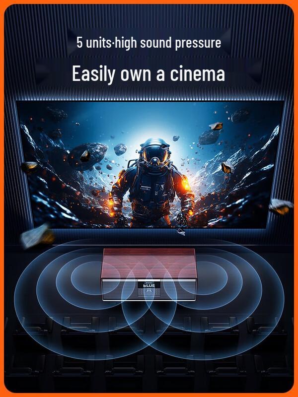 SANSUI T76 Home KTV Audio System with Dual Microphones CN Plug (adapter Included)