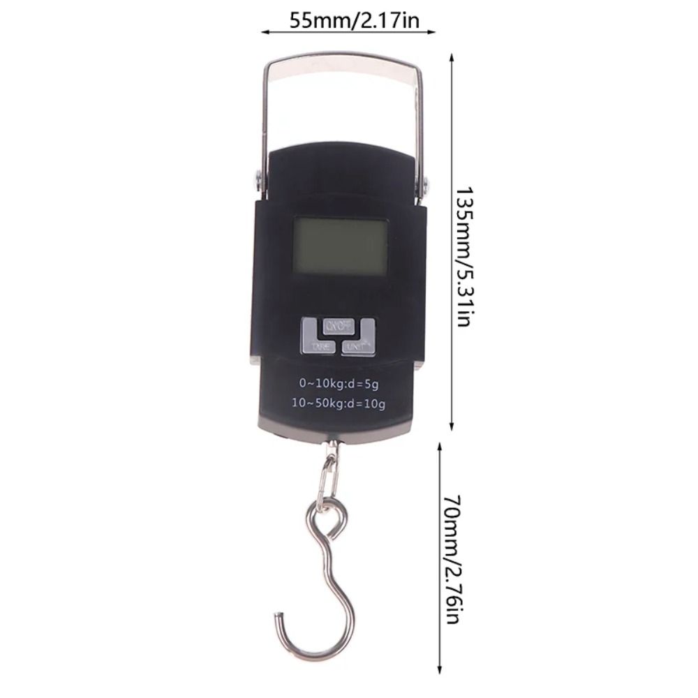 50kg Capacity Electronic Scale 10g Precision Digital Scale Mini Design Mini Scale  Portable Use