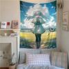 Anime Frieren Wandteppich Kunstdruck Japanischer Wandbehang Anime Wandbehang Heimdekoration