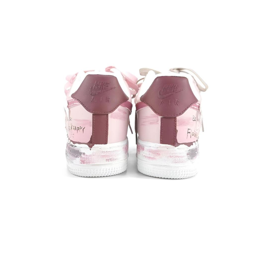 Nike Air Force 1 Air Force 1, Puppy Amusement Park Low Top Skateboard Shoes Unisex Rose Pink CW2288-111(Team405-)