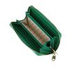 Tsumori Chisato Petite Cat Round Zipper Long Wallet, Green