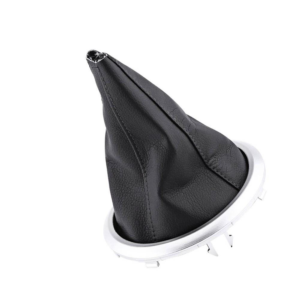 Car Black Manual Transmission Shift Lever Frame Boot Cover Fit For Suzuki Swift SX4 2005 2010