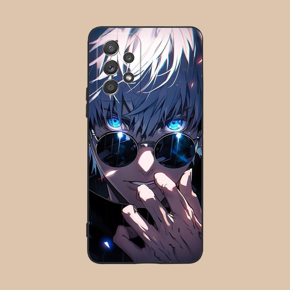 Funda de Teléfono Jujutsu Kaisen Satoru Gojo para Samsung Galaxy A56 55 54 53 52 51 36 35 34 23 16 15 5G Funda Colorida Funda de Lujo